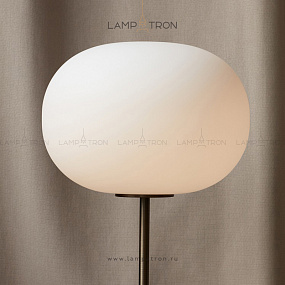 Торшер в скандинавском стиле на мраморном основании Lampatron Symbol Gray