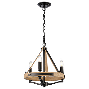 Подвесная люстра из дерева Wertmark BRENDA WE586.03.023