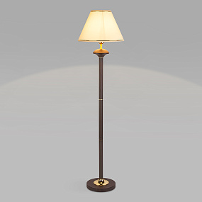 Напольный светильник с абажуром Eurosvet Lorenzo 01086/1 венге