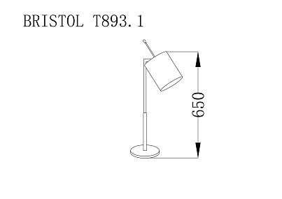 Настольная лампа LUCIA TUCCI BRISTOL T893.1