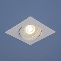 Встраиваемый потолочный светодиодный светильник Elektrostandard 9907 LED 6W WH белый