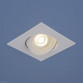 Встраиваемый потолочный светодиодный светильник Elektrostandard 9907 LED 6W WH белый