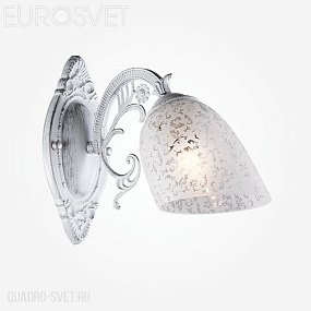 Бра Eurosvet Нимфа 70039/1 белый с серебром