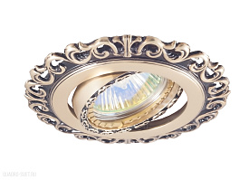 Встраиваемый поворотный светильник Donolux A1551-Old Gold