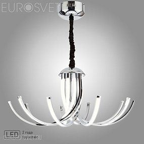Подвесная светодиодная люстра Eurosvet Irving 90047/10 хром