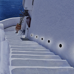 Уличный встраиваемый светильник Azzardo Alf Round AZ4463