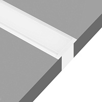 Врезной алюминиевый профиль, 2 метра, Белый матовый Donolux DL18502RAL9003
