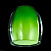 Плафон для светильников Eurosvet плафон 9808, 30151 зеленый+прозрачный, арт. 70436