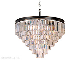 Люстра подвесная NEWPORT 31118/S black+gold