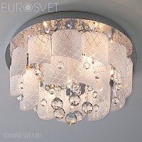 Люстра потолочная Eurosvet Cascade 80117/8 хром/белый