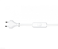 Шнур с переключателем белый (2м) KINK Light A2300,01