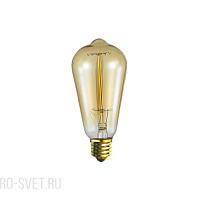 Лампа накаливания, диам 6,5 см, выс 15 см, Е27 40W Donolux DL202240