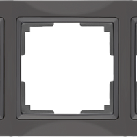 Рамка на 5 постов (серо-коричневый, basic) Werkel WL03-Frame-05