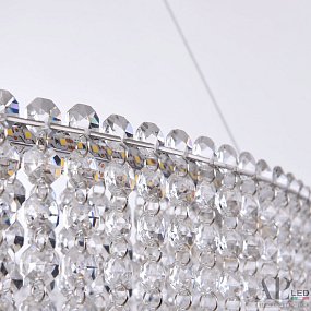 Хрустальная подвесная светодиодная люстра APL LED Sicilia SH02.73.2D.B.Ni.4000