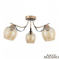 Потолочная люстра Arte Milano 322306/3 FG+BK