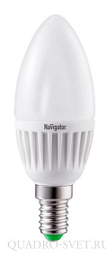 Лампа LED Navigator Свеча E14 7Вт 4000K 220В 94492