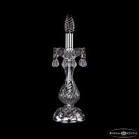 Настольная лампа с хрусталем Bohemia IVELE Crystal 1410L/1-31 Ni V0300