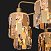 Потолочная люстра с хрусталем Eurosvet Scoppio 10101/8 перламутровое золото/прозрачный хрусталь Stro