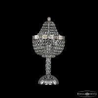 Хрустальная настольная лампа Bohemia IVELE Crystal 19281L4/H/20IV Ni