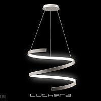Подвесная светодиодная люстра Лючера Спираль Серебро TLES1-30-01-gr