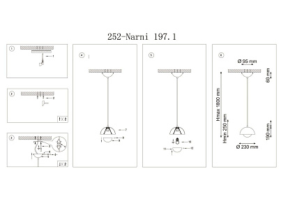 Подвес LUCIA TUCCI Narni 197.1 verde
