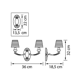 Бра Osgona Ramo 690622