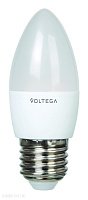 Лампа светодиодная Свеча Voltega E27 4000К 5.4W VG4-C2E27cold5W
