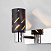 Настенный светильник с поворотными плафонами Eurosvet Fente 20090/2 черный/хром