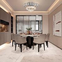 Потолочная хрустальная люстра Arte Milano 378109/6/370 CR