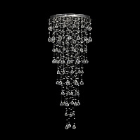 Каскадная хрустальная люстра Dio D'Arte Tesoro H 1.4.55.218 N