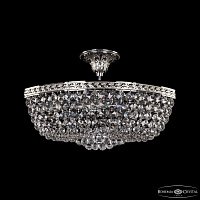 Хрустальная потолочная люстра Bohemia IVELE Crystal 19283/45IV Ni