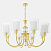 Подвесная люстра Crystal Lux ELENA SP8 GOLD