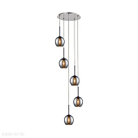 Подвесной светильник Zumaline MONIC MD1629-5B/CHROME