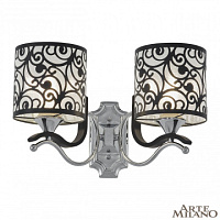 Бра Arte Milano 304957/2W Bk/Ni