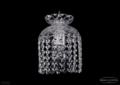 Хрустальный подвесной светильник Bohemia IVELE Crystal 7715/15/Ni/R