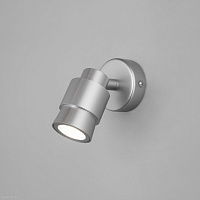 Настенный светодиодный светильник Eurosvet Plat 20125/1 LED серебро