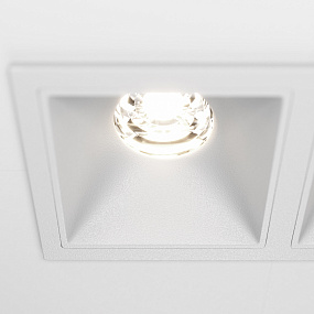 Встраиваемый светодиодный светильник Maytoni Alfa LED DL043-02-10W4K-SQ-W