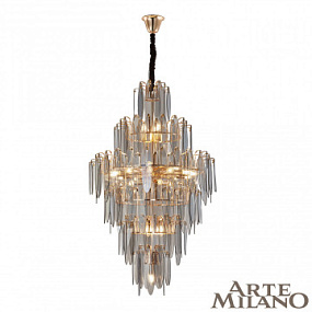 Каскадная люстра Arte Milano 1853B.D800.H1300.E14.25 G