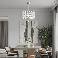 Подвесная хрустальная люстра Arte Milano 377019/5/300/390 CR