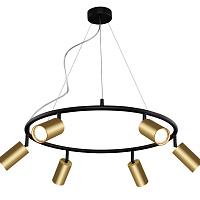 Подвесная люстра Crystal Lux CLT 015C6 D600 BL-GO