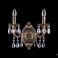 Бра литое с хрусталем Bohemia IVELE Crystal 1702B/2/175 A/GB