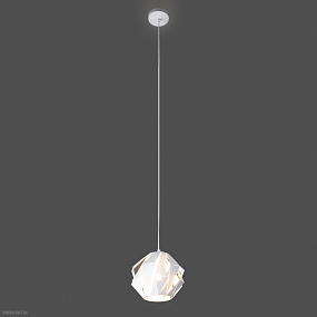 Подвесной светильник с длинным тросом Eurosvet Moire Long 50157/1 белый