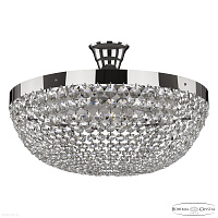 Хрустальная потолочная люстра Bohemia IVELE Crystal 19291/45NZ/LED-DIM Ni