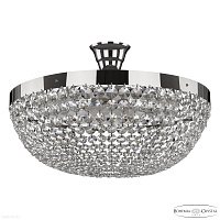 Хрустальная потолочная люстра Bohemia IVELE Crystal 19291/45NZ/LED-DIM Ni