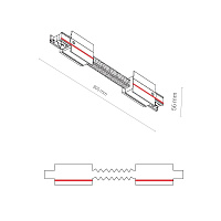 Коннектор прямой гибкий для 3-фазного шинопровода Nowodvorski Ctls Power 8677