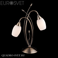 Настольная лампа EUROSVET 22080 22080/2T античная бронза