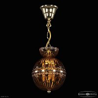 Хрустальный подвесной светильник Bohemia IVELE Crystal 5480/17 G Amber/M-1G