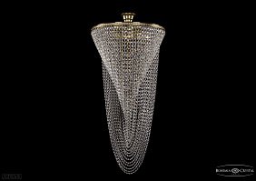 Хрустальная подвесная люстра Bohemia IVELE Crystal 1921/55-105/G