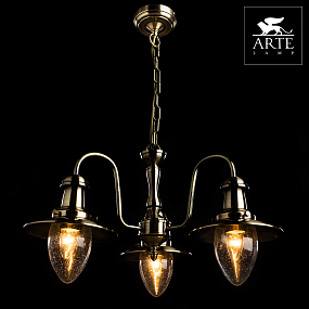 Люстра подвесная Arte Lamp FISHERMAN A5518LM-3AB