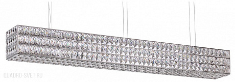 Подвесная светодиодная хрустальная люстра Odeon Light PANTA 4927/60L